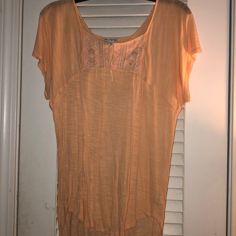 American Eagle Peach Top